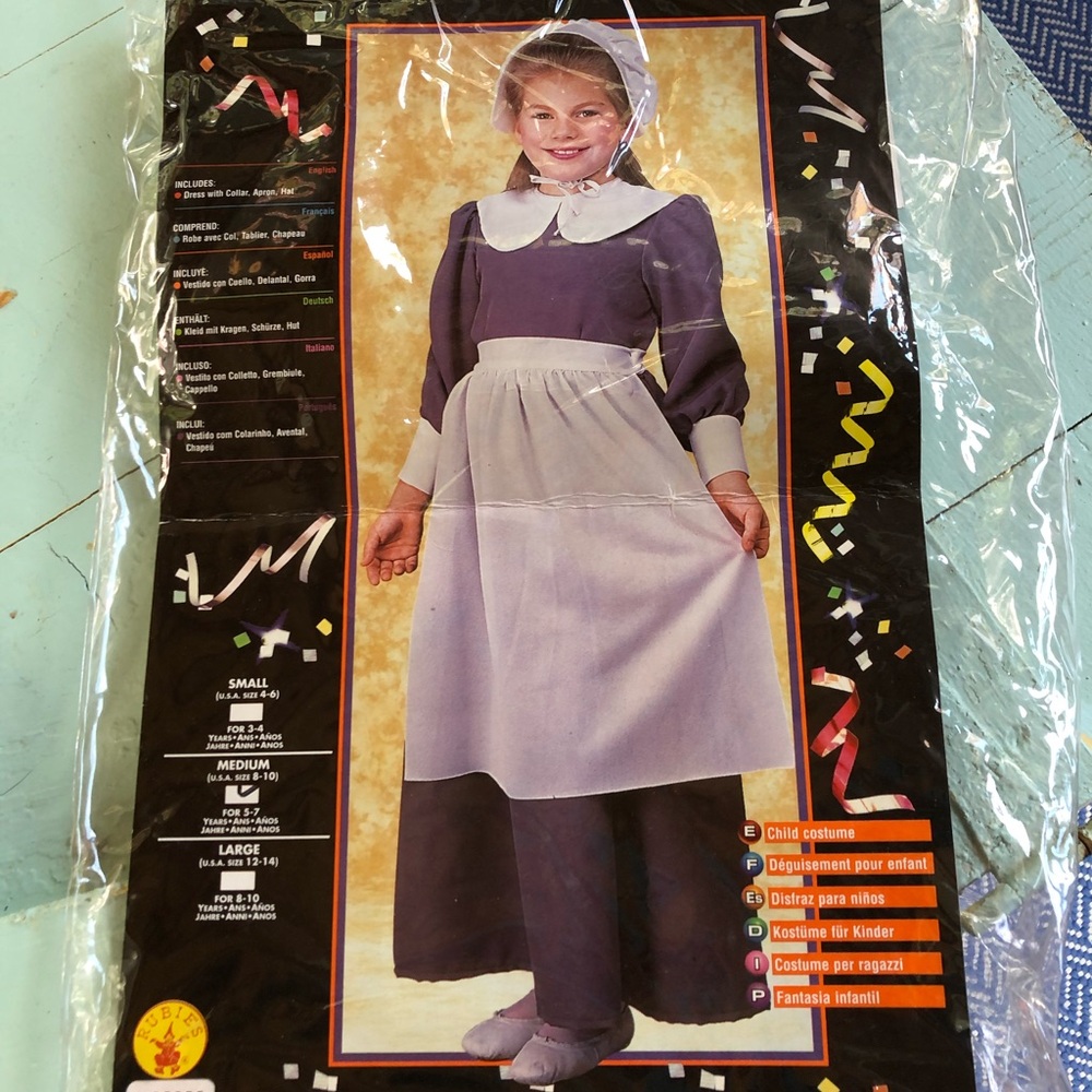 NWT costume pilgrim